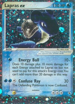 Ruby and Sapphire /109 Lapras ex  - Holofoil - Ultra Rare