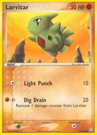 Team Rocket Returns  063/109 Larvitar  - Common