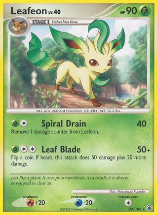 Majestic Dawn  Leafeon (24)  - Rare
