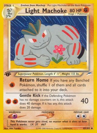 Neo Destiny  049/105 Light Machoke  - Unlimited - Uncommon