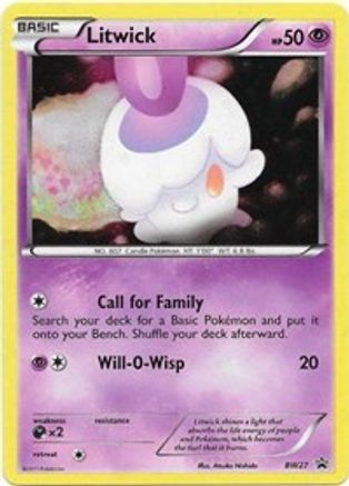 Black and White Promos  BW27 Litwick  - Holofoil - Promo