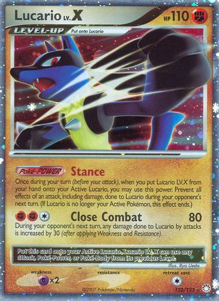 Mysterious Treasures  Lucario LV.X  - Holofoil - Ultra Rare