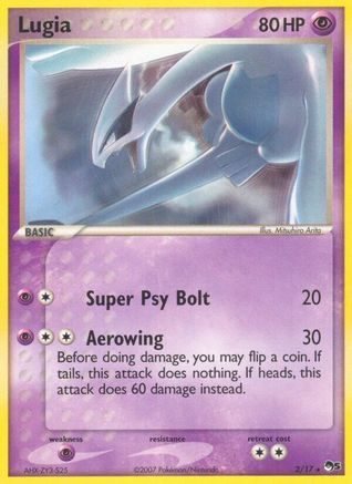 POP Series 5  002 Lugia  - Holofoil - Rare