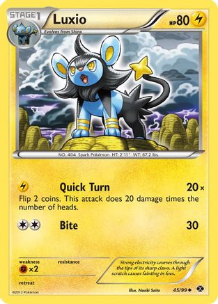 Next Destinies  045 Luxio (45)  - Uncommon