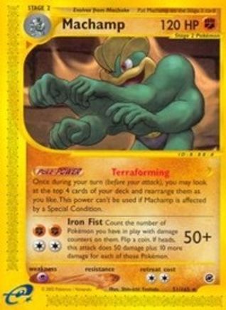 Expedition  051/165 Machamp (51)  - Reverse Holofoil - Rare