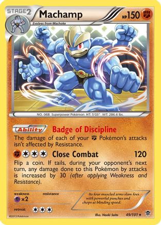Plasma Blast  049/101 Machamp (49)  - Reverse Holofoil - Holo Rare