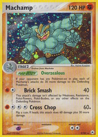 Hidden Legends  009 Machamp  - Reverse Holofoil - Holo Rare