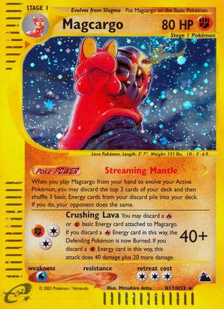 Skyridge  H17 Magcargo (H17)  - Holofoil - Holo Rare