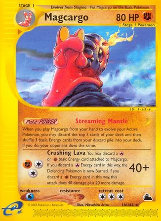 Skyridge  018 Magcargo (18)  - Rare