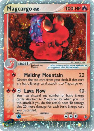 Dragon  Magcargo ex  - Holofoil - Ultra Rare
