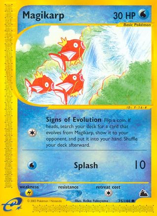 Skyridge  075 Magikarp  - Reverse Holofoil - Common