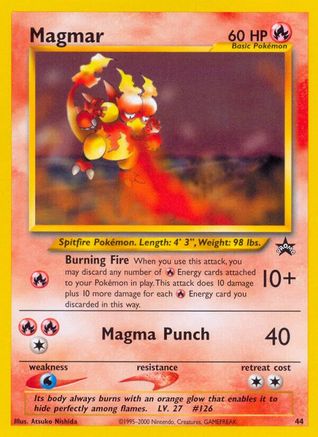 WoTC Promo  044/53 Magmar  - Promo
