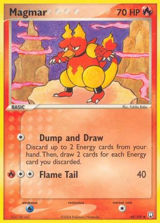 Team Rocket Returns  044 Magmar  - Reverse Holofoil - Uncommon