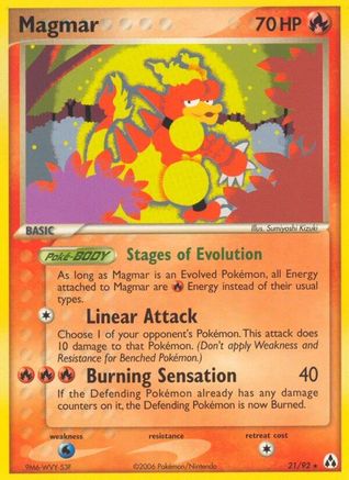 Legend Maker  Magmar  - Reverse Holofoil - Rare