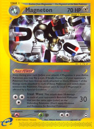 Aquapolis  022 Magneton  - Rare