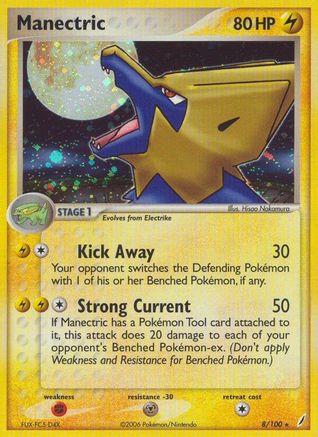 Crystal Guardians  008 Manectric  - Holofoil - Holo Rare