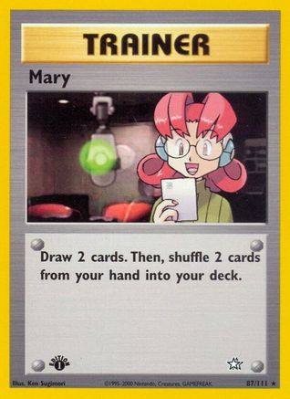 Neo Genesis  087/111 Mary  - 1st Edition - Rare