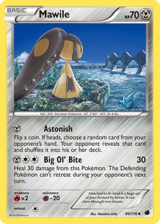 Plasma Freeze  080 Mawile  - Reverse Holofoil - Uncommon