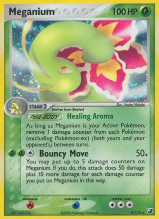 Unseen Forces  Meganium  - Holofoil - Holo Rare