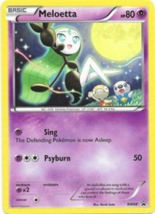 Black and White Promos  BW68 Meloetta  - Promo