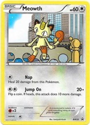 Black and White Promos  BW35 Meowth  - Promo