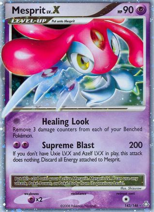 Legends Awakened  Mesprit LV.X  - Holofoil - Ultra Rare