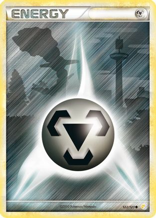 HeartGold SoulSilver  122 Metal Energy (Basic)  - Reverse Holofoil - Common