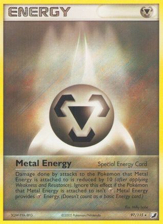 Unseen Forces  Metal Energy (Special)  - Reverse Holofoil - Rare