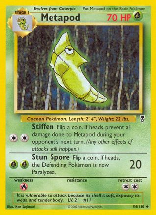 Legendary Collection  054 Metapod  - Uncommon