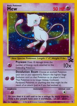 WoTC Promo  009/53 Mew (9)  - Holofoil - Promo