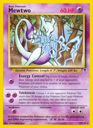 Legendary Collection  029 Mewtwo  - Reverse Holofoil - Rare