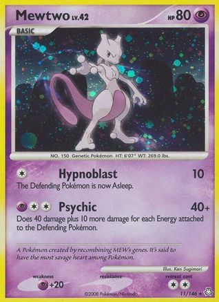 Legends Awakened  Mewtwo  - Holofoil - Holo Rare