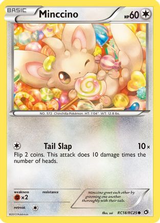 Legendary Treasures Radiant Collection  RC18/RC25 Minccino  - Holofoil - Common
