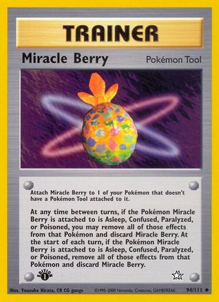 Neo Genesis  094/111 Miracle Berry  - Unlimited - Uncommon