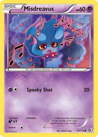 Legendary Treasures  057 Misdreavus  - Common
