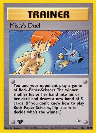 Gym Heroes  123/132 Misty's Duel  - Unlimited - Common