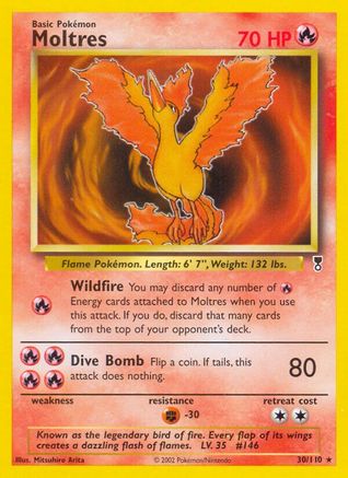 Legendary Collection  030 Moltres  - Rare