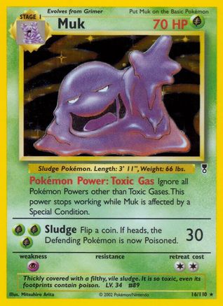 Legendary Collection  016 Muk  - Holofoil - Holo Rare