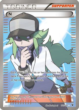 Noble Victories  101 N (Supporter) (Full Art)  - Holofoil - Ultra Rare
