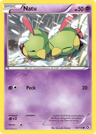 Legendary Treasures  055/113 Natu  - Common