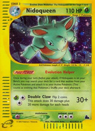 Skyridge  H21 Nidoqueen (H21)  - Holofoil - Holo Rare