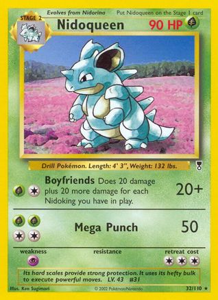 Legendary Collection  032 Nidoqueen  - Rare