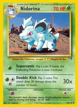 Legendary Collection  055 Nidorina  - Uncommon