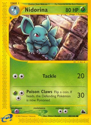 Skyridge  083 Nidorina  - Common
