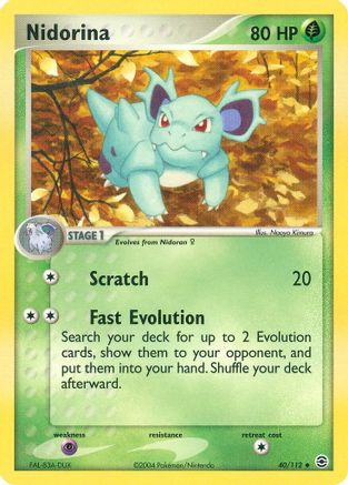 FireRed & LeafGreen  Nidorina  - Uncommon