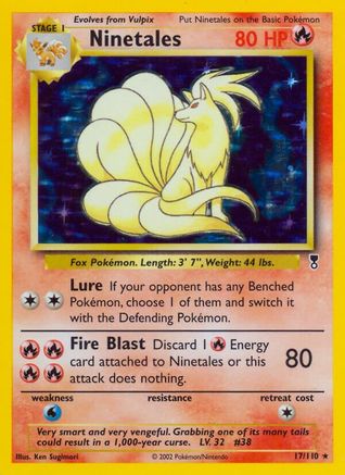 Legendary Collection  017 Ninetales  - Holofoil - Holo Rare