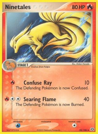 Emerald  Ninetales  - Reverse Holofoil - Uncommon