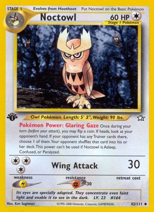 Neo Genesis  042/111 Noctowl  - 1st Edition - Uncommon