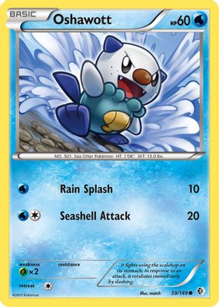 Boundaries Crossed  039/149 Oshawott  - Common
