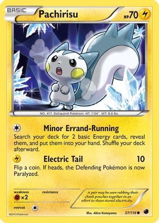 Plasma Freeze  037/116 Pachirisu  - Common